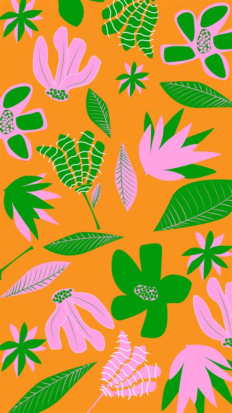 Summer Tropical Floral Print In 2023 Green Colour Images Green