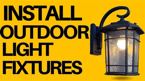 How To Install An Outdoor Light Fixture 4k Youtube