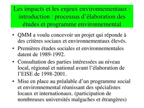 Ppt Etude Dimpact Environnemental Et Social Powerpoint Presentation