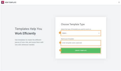 Creating a new Elementor template - Phox Documentation