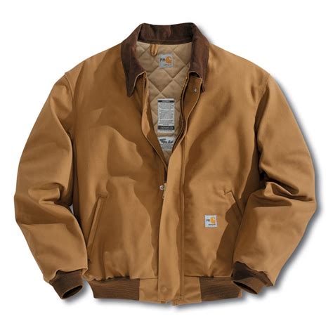 Carhartt Flame Resistant Quilt Lined Duck Bomber
