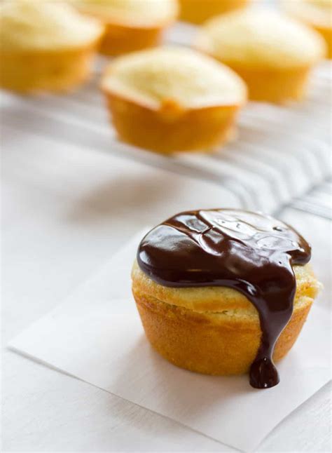 Let cool in tins for 10 minutes, then transfer to wire racks. Boston Cream Pie Cupcakes - I Heart Eating