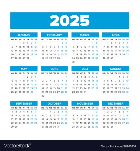Calendar Showing Week Numbers 2025
