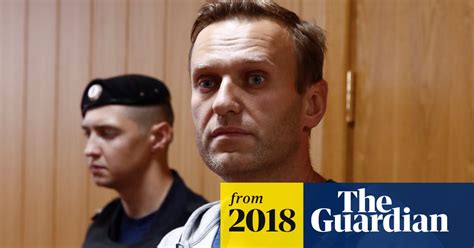 Russian Opposition Leader Alexei Navalny Jailed For 30 Days Alexei