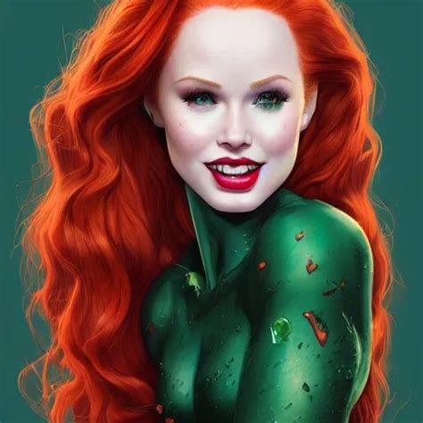 Beautiful Madelaine Petsch Poison Ivy Dc Comics Taking Stable Diffusion Openart