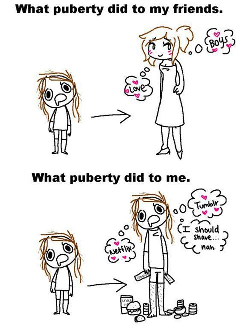 What Puberty Did To My Friends What Puberty Did To Me Gag Funny