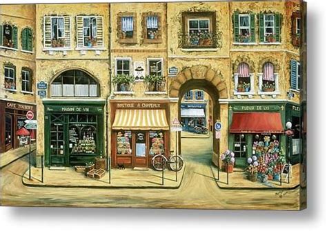 Les Rues De Paris Acrylic Print By Marilyn Dunlap Acrylic Prints