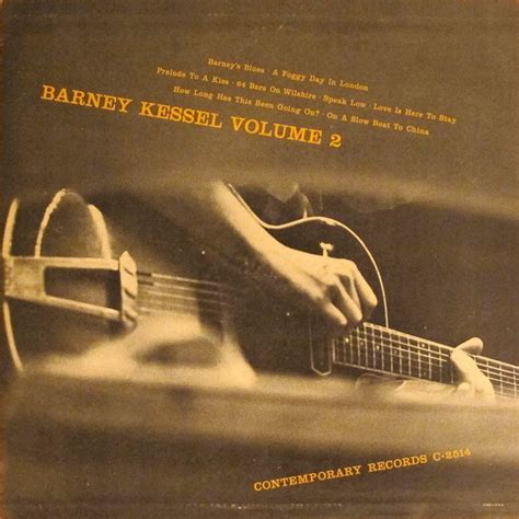 Barney Kessel Barney Kessel Volume 2 Reviews Album Of The Year