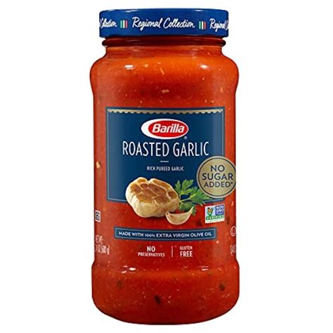 BARILLA Premium Pasta Sauce Roasted Garlic 24 Ounce Jar