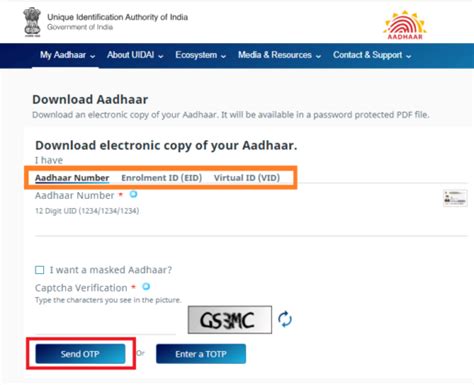 So click download aadhaar choice. uidai.gov.in Aadhaar Card Update: Check online at UIDAI ...