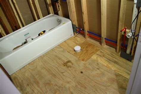 Lay Subfloor Bathroom How To Install A Wood Subfloor Over Concrete