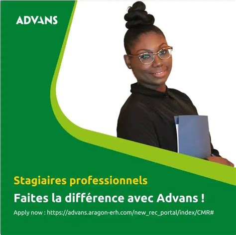 Recrutement Advans Cameroun Plusieurs Stagiaires Professionnels