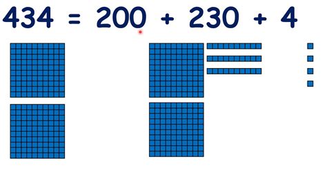 Partition Three Digit Numbers In Different Ways Youtube