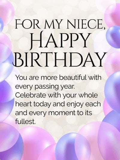 Happy birthday to the most amazing person, who has taught me to live and enjoy life. Happy Birthday to My Beautiful Niece Quotes | BirthdayBuzz