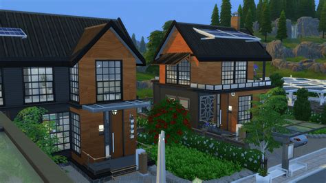Eco Lifestyle Neighborhood 5 Houses On 1 Lot No Cc Mod Sims 4 Mod