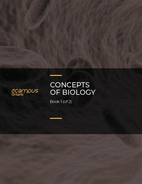 Ecampusontario Dspace Concepts Of Biology Openstax