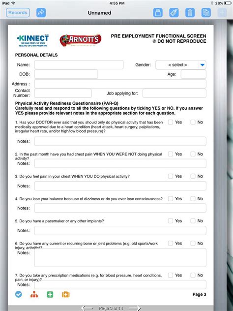Creating A Digital Form For Pre Employment Screening