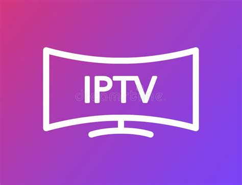 Iptv Vector Icon Isolated On Transparent Background Iptv Logo Design