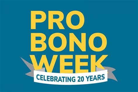 20th Annual Pro Bono Week Celebrations Start At The School Of Law With Online Pro Bono Fair