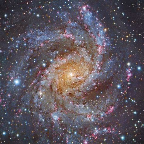 A bela galáxia espiral barrada ngc 2608. Galaxia Espiral Barrada 2608 / Impressao Em Tela Galaxia ...