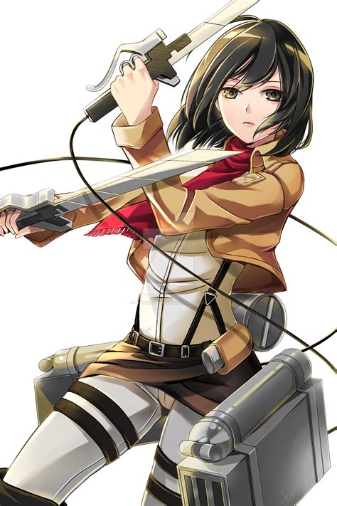 Attack on titan finally released our first concrete look at the fourth and final season, and not only did it surprise with the fact that the . mikasa ackerman by sammihisame on DeviantArt