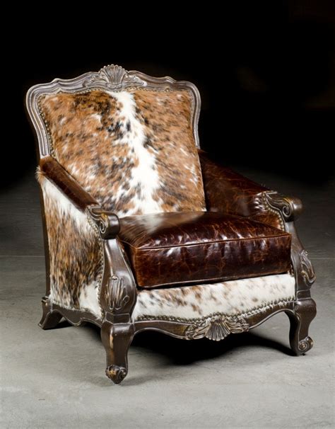 Or maybe they think leather from cows is not a valuable items to create. Cowhide Dining Chairs | A Creative Mom