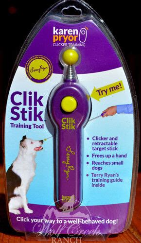 Clik Stik Terry Ryan Karen Pryor Pet Dog Cat Clicker Target Training