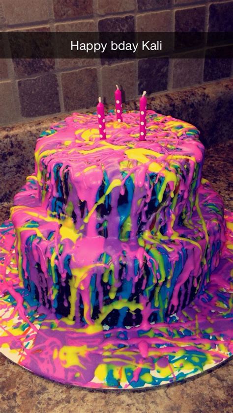 Messy Birthday Party Birthday Cakes Birthday Fun Birthday Birthday Cake