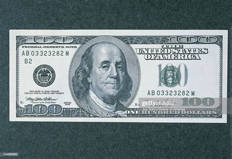 This Is The Front Side Of The New 100 Dollar Bill It Shows The New