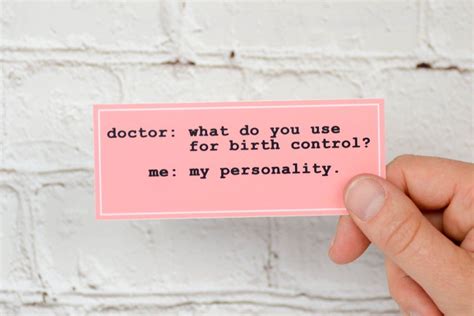 What Do You Use For Birth Control Vinyl Sticker Birth Control