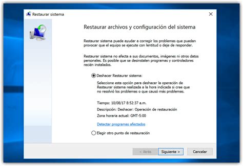 Pasos Crear Punto De Restauración En Windows 10 Y Restaurar Vivantic