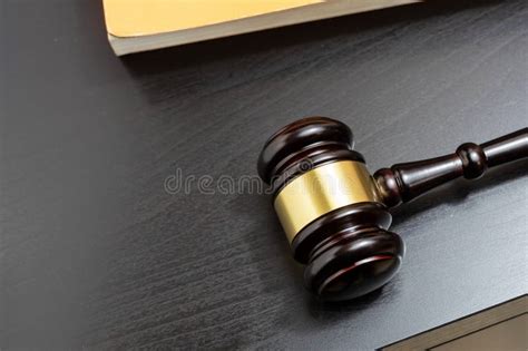 Judge S Gavel And Law Book Symbols Of Justice And Legality Stock Photo