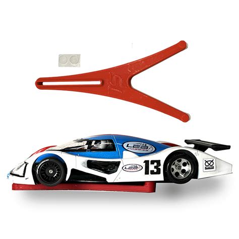 Slotinvasion Stndr Xl 132 Slot Car Display Stand Extra Long Extra Long For Cars With Longer