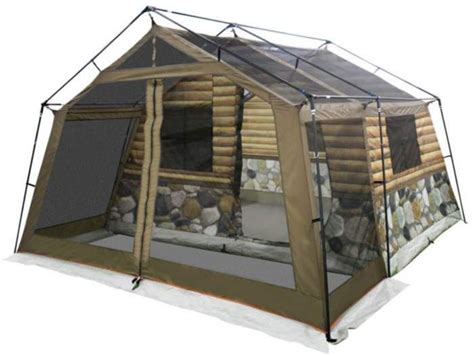 Find cabin tents and cabin tent accessories from brands like coleman & more at academy. Timber Ridge 8-Man Log Cabin Tent - Very Tall Framed ...