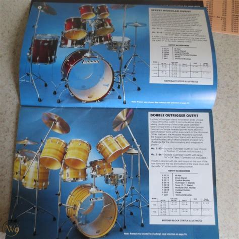 Original 1981 Ludwig Drums Catalog The Set Up 35 Pages Wprice List