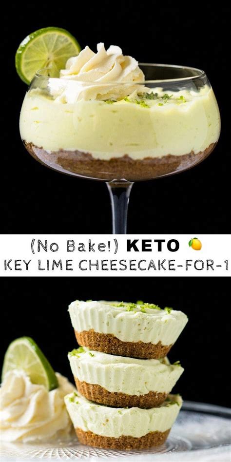 Dairy on a ketogenic diet: (No Bake!) Gluten Free & Keto Cheesecake For 1 #keto #glutenfree #lowcarb #keylime #fatbomb # ...
