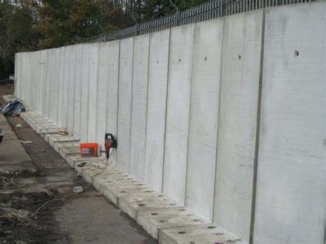 Concrete Bolt Down Retaining Wall Jp Concrete