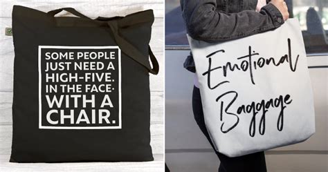 just in time for shopping season grocery bags that are actually funny