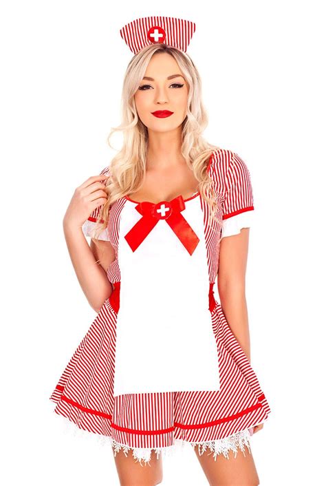Ladies Nurse Fancy Dress Costume
