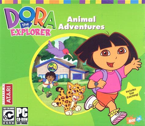 Multiple video games based on the 2000 nick jr. Dora the Explorer: Animal Adventures for Windows (2003) Ad ...