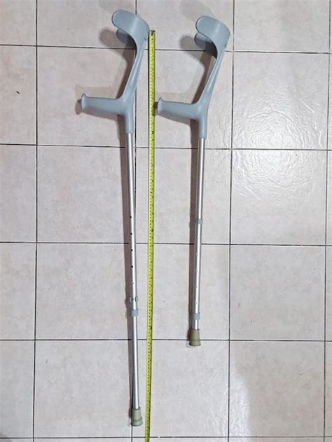 Forearm Crutch Lofstrand Elbow Crutches Aluminium Max 100 Kg