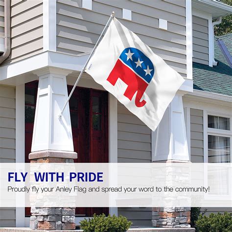 Fly Breeze Republican Party Flag 3x5 Foot Anley Flags