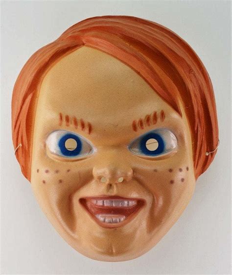 Childs Play Vintage Chucky Halloween Mask Horror Slasher Film Etsy