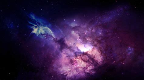 Purple Nebula 4k Wallpaper