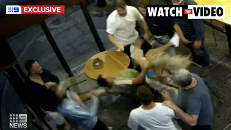 Woman Caught Up In Adelaide Pub Brawl Video Au — Australia