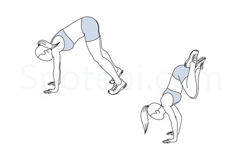 Double Leg Donkey Kicks Illustrated Exercise Guide