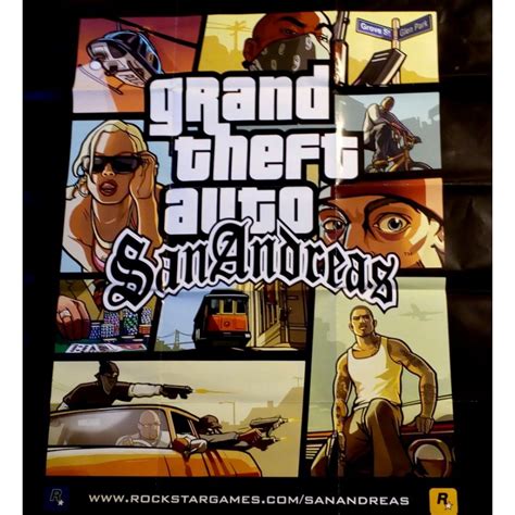 Grand Theft Auto San Andreas Poster Obriens Retro And Vintage