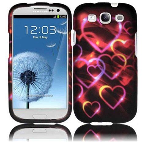 Colorful Hearts Design Hard Case Cover For Samsung Galaxy S3 I9300 By