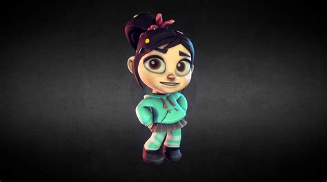 Vanellope Disney Infinity Style Download Free 3d Model By Defmaka