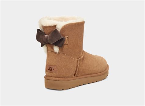 Womens Mini Bailey Suede Bow Boot Ugg®